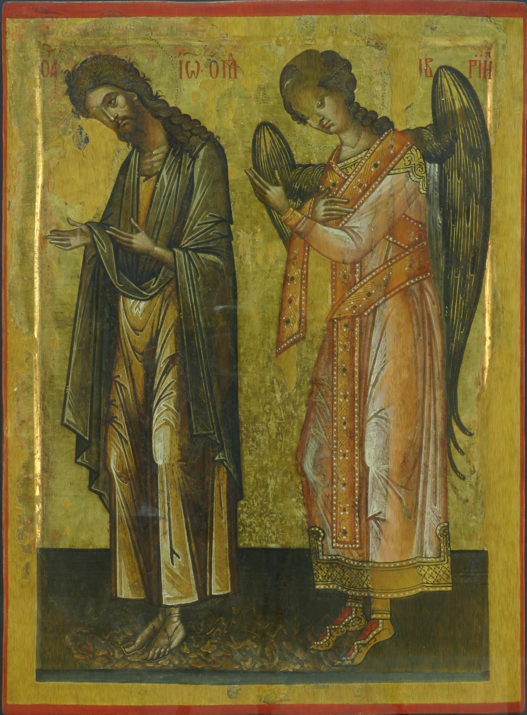 Icon from a Deësis iconostasis row, early 16th century, 71 x 51 cm, collection of the Romanian Orthodox Patriarchate, Bucharest, in custody at the National Museum of Art, Bucharest, 5869/ 1522  (source: National Museum of Art, Bucharest)