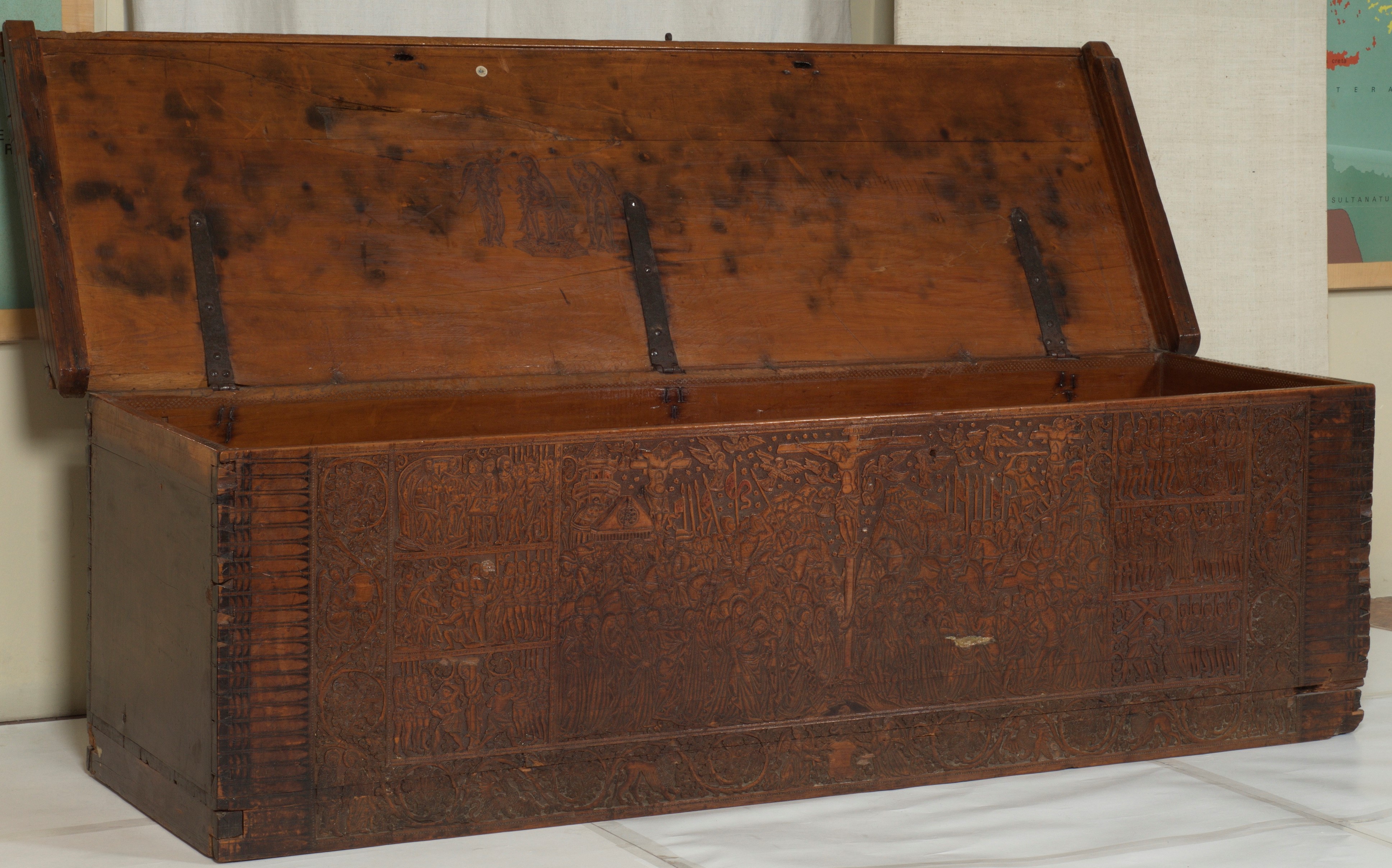 The Wooden Sacristy Chest of Putna Monastery