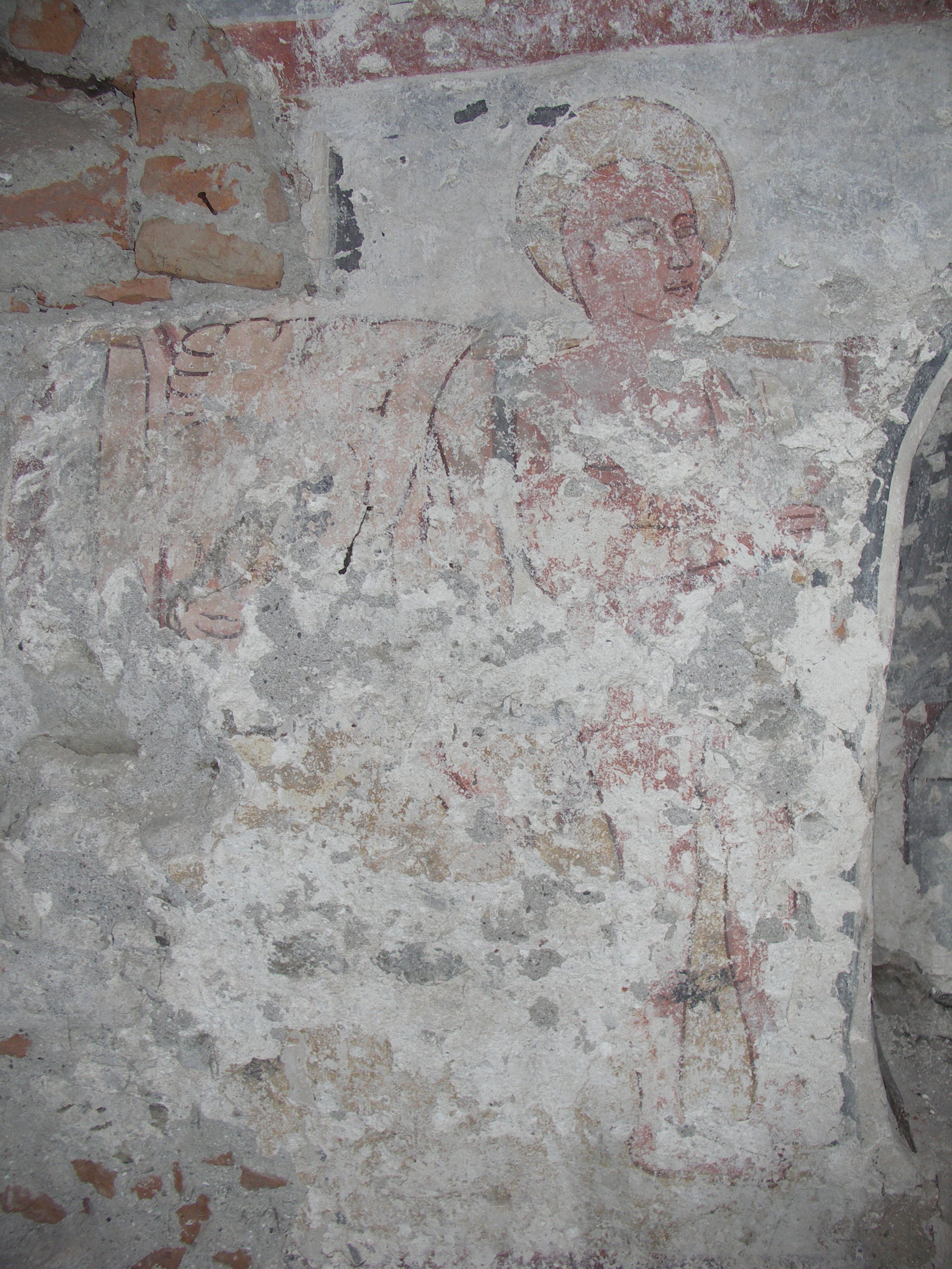 St. Bartholomew, north wall of the sanctuary (source: E. D. Prioteasa)