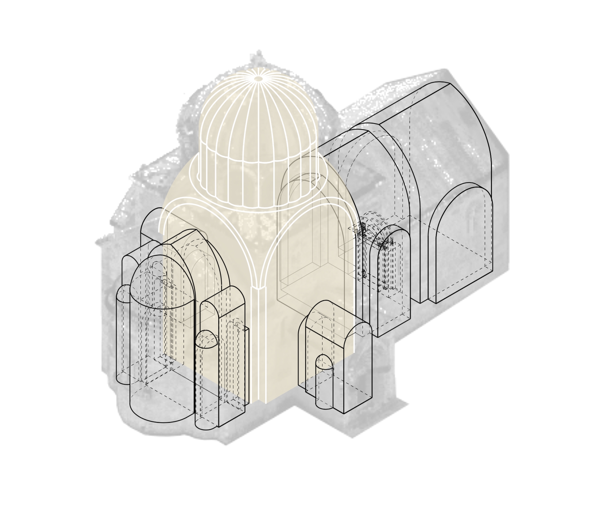church dome drawing